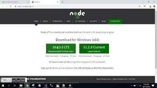 02 Set Up Node JS and Hello World