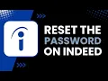 How to Reset Password on Indeed