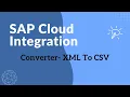 Converter - XML to CSV