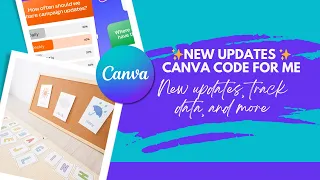 NEW Updates Canva Code and Data Tracking Canva Sheets