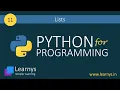 11 Lists Python InfyTQ InfyTQ Questions