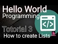 Hello world programming tutorial for beginners in amharic tutorial 3 creating lists using html