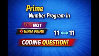 Prime Number Program in Java TCS NQT Ninja Prime Coding Question Infotechiezz Beginner to Pro
