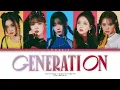 Lagu Your Girl Group (5 Members) - 'GENERATION' [Original by triples AAA] Color Coded Lyrics