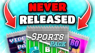 I Opened EVERY UNRELEASED Pack In BLOOKET
