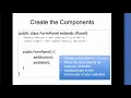 Java Swing GUI Basic Components