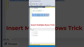 Trick to Insert Multiple Rows in a Single Query