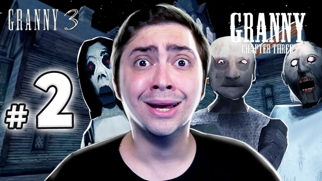 alanzoka jogando Granny 3, jogo de terror -  Parte #2