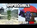 Lagu 100 Hari Minecraft IMPOSSIBLE WORLD
