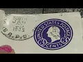 3 CENTS UNITED STATES POSTAGE PRESIDENT GEORGE WASHINGTON POSTAGE STAMPS