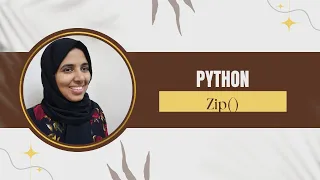 Python Tutorial For Beginners Zip