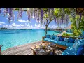 Download Lagu Sweet Morning Jazz at Tropical Beach Ambience ~ Smooth Bossa Nova Guitar \u0026 Soft Waves for Relaxation MP3