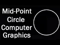 Mid-Point CIRCLE PROGRAM IN COMPUTER GRAPHICS C