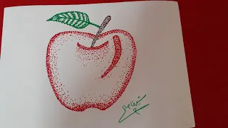 طريقة الرسم بالنقط مع تحياتى شيرين صالح 