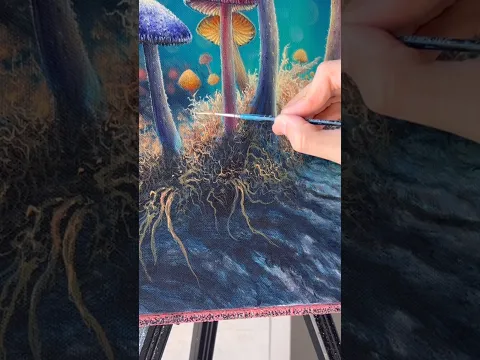 Not every edge in your painting should be equally sharp 🖌️ #painting #acrylicpainting #art #artist