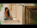 How to build easy custom vintage gold frame