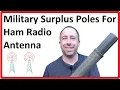 Download Lagu Ham Radio Field Antenna Using Military Surplus Fiberglass Poles POTA Field Day or Field Radio