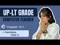 13 1 C Functions part-1 UPLT-Grade Computer Teacher Happy Coding with PRISHU