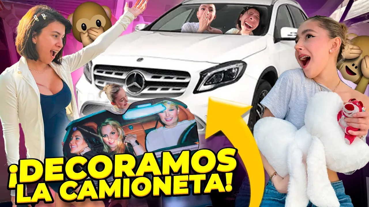 HACIENDO AESTHETIC EL CARRO DE DAFNNE😍 | Hermanas JM