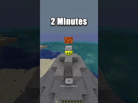 Minecraft Verity Cobblestone Tower Secret...  🤯  #shorts