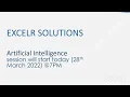 Artificial Intelligence EDL program - 28th March 2022 at 7 00PM
