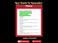 key words to remember mitosis l mitosis stages l easy points for remember mitosis Jadhav Tutorials