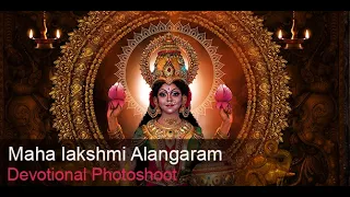 Maha Lakshmi Alangaram | Harshadjee Studio | Devotional Photoshoot | ✆ 7305534201