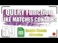 LIKE - MATCHES