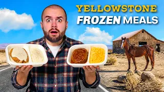 I Only Ate Yellowstone Frozen Meals for 24 HOURS (yes it’s food based on the show)