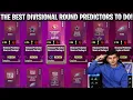 THE BEST DIVISIONAL ROUND PREDICTOR TOKEN SETS TO DO MADDEN 23 ULTIMATE TEAM