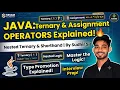 Java Ternary Operator Assignment Operators Explained Nested Ternary Shorthand Operators