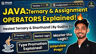 Java Ternary Operator Assignment Operators Explained Nested Ternary Shorthand Operators