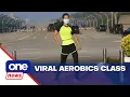 Aerobics class during Myanmar coup goes viral