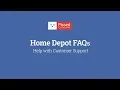 Home Depot Customer Support Help with FAQs Pissed Consumer