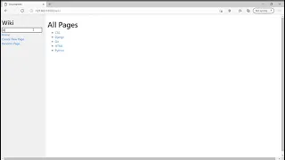 CS50 Web Programming Project 1 Wiki page using Django and python