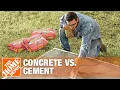 Concrete vs Cement The Difference Between Concrete Cement The Home Depot