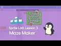 Intro to Coding Lesson 3 with Sprite Lab code org