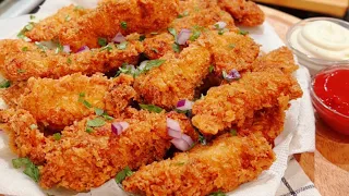 Crispy Chicken Tikka كرسبي تشيكن تكا لذيذ اوووي من مطبخ مروة الشافعي 