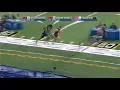 simulcam of Tanner Muse s 4 43u 40 yard dash with Texans stars Deshaun Watson and Deandre Hopkins
