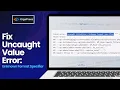How To Fix the Uncaught ValueError Unknown format specifier Error