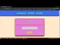 Project 2 Jumble Word Game using JavaScript CSS