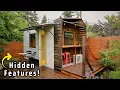 Couple Built Ultra Efficient Tiny House Transforming Hidden Features