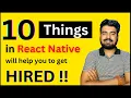 10 Things in React Native will help you to get HIRED In Hindi Engineer Codewala