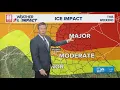 Winter storm update with Chief Meteorologist Chris Holcomb Atlanta under ice storm warning