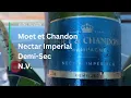 Wine Review Moet Chandon Nectar Imperial Demi-Sec Champagne N V - Emirates Busness Class Lounge
