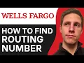 How To Find Routing Number Wells Fargo 2025 Full Guide