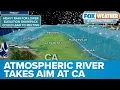 Strong Atmospheric River To Help Melt Snowpack Enhancing Flood Risk Across California