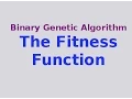 Genetic Algorithms The Fitness Function