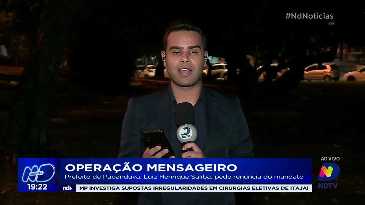 Operação Mensageiro: prefeito de Papanduva pede renúncia do mandato