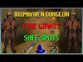 OSRS Brimhaven Dungeon Fire Giants Safespots Guide 2025